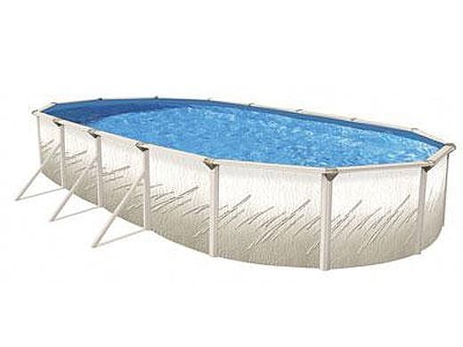 Pretium 18'X33' Oval 52" Steel Wall Pool Assy Only w/ Skimmer & Return | Pool Only | PPREGXDUN-CH183352SSSTSSFB0-WS