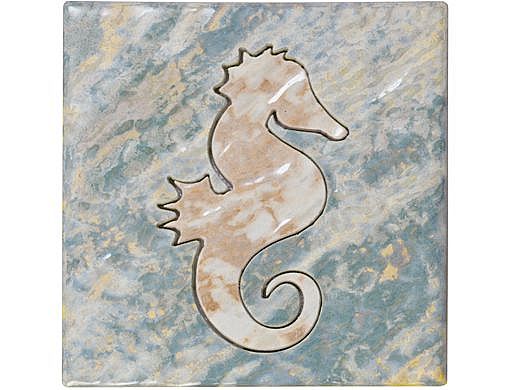 National Pool Tile Oasis Series 6x6 Deco | Blue Nile | OSS-NILE DECO