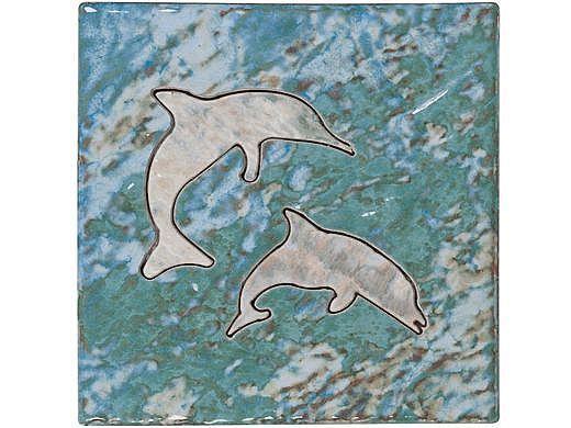 National Pool Tile Oasis Series 6x6 Deco | Turquoise Mirage | OSS-MIRAGE DECO