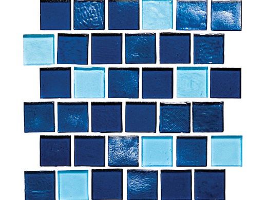 National Pool Tile Aquascapes 1x1 Glass Tile  | Azure | OCN-AZURE