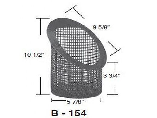 Aladdin Basket Powder Coated | B-154