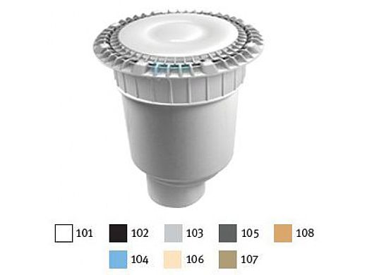 AquaStar 8" Suction Outlet Cover with 4" Spigot | 8AVWR101C