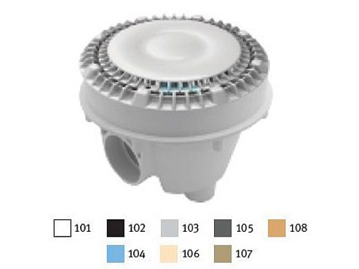 AquaStar 8" Suction Outlet Cover with Adjustable Collar | 8SBACWR101