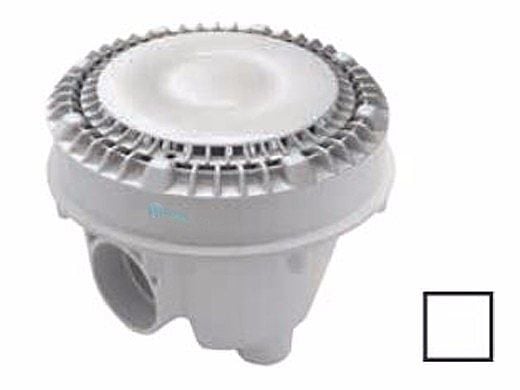 AquaStar 8" Sump Bucket with Adapter Collar and 8" Low Profile Anti-Entrapment Suction Outlet Cover with Riser Ring | White | LP8SBACWR101