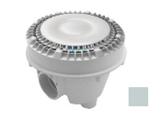 AquaStar 8" Anti-Entrapment Suction Outlet Cover with Vented Riser Ring with Standard Sump Bucket with Adjustable Collar (VGB Series) Light Gray | 8SBACWR103