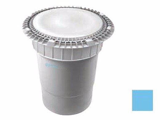 AquaStar 8" Round Low Profile Suction Outlet Cover with Double Deep Sump Bucket with 6" Socket | Blue | LP8AVWR104F