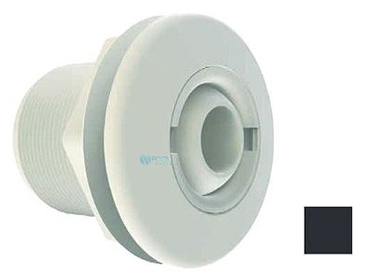 AquaStar Large 2" Return Fitting | with Gasket Nut and Eyeball Nut | for Fiberglass or Steel | Black | 1020F102