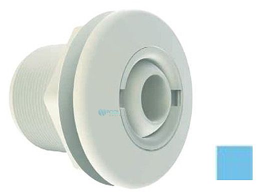 AquaStar Large 2" Return Fitting | with Gasket Nut and Eyeball Nut | for Fiberglass or Steel | Blue | 1020F104