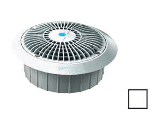 AquaStar 8'' Star Anti-Entrapment Cover, Solid Riser Ring and Double Deep Mud Frame/Sump (VGB Series) | White | A8R101A