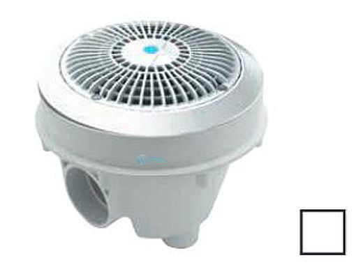 AquaStar 8" Anti-Entrapment Cover with Adjustable Collar | Standard 2" NPT, 2" Socket Extended ABS Sump | White | A8RSBAC101
