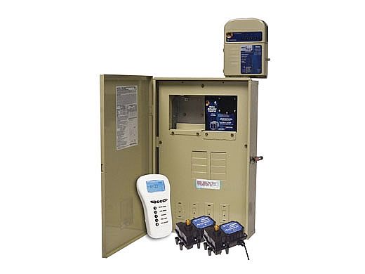Intermatic PE30000RC Series Kits MultiWave Wireless 5-Circuit Pool & Spa 80 Amp Control System | Controls 2-Speed & Variable Speed Pumps | PE34065RC