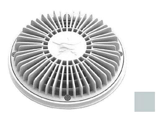 AquaStar 8" Round For U Wade Anti-entrapment Suction Outlet Cover|Mud Frame (VGB Series) Light Gray | 8FUW103