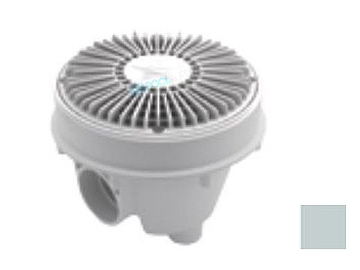 AquaStar 8" Round For U Wade Anti-entrapment Suction Outlet Cover with Standard Sump Bucket with Adjustable Collar (VGB Series) Light Gray | 8FUWSBAC103