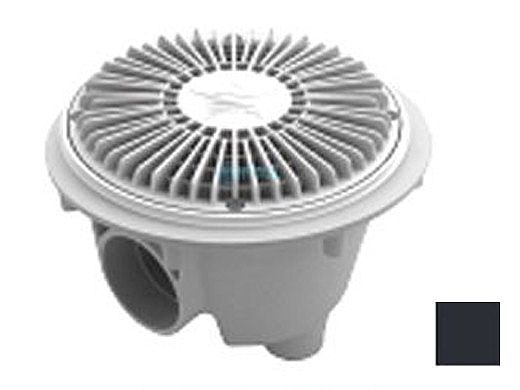 AquaStar 8" Round For U Wade Anti-entrapment Suction Outlet Cover with Standard Sump Bucket for Vinyl/Fiberglass (VGB Series) Black | 8FUWSBV102