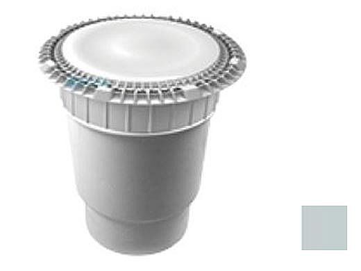 AquaStar 10" Round Suction Outlet Cover with Vented Riser Ring with Double Deep Sump Bucket with 6" Spigot (VGB Series) Light Gray | 10AVWR103E