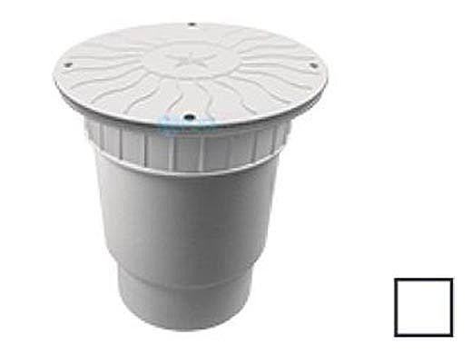 AquaStar 10" Round Debris Catcher Suction Outlet Cover with Double Deep Sump Bucket with 6" Spigot (VGB Series) White | 10LT101E