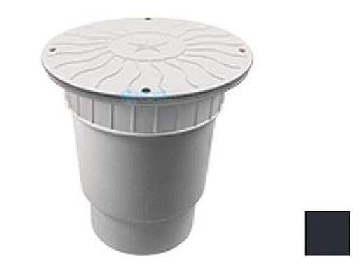 AquaStar 10" Round Debris Catcher Suction Outlet Cover with Double Deep Sump Bucket with 6" Spigot (VGB Series) Black | 10LT102E