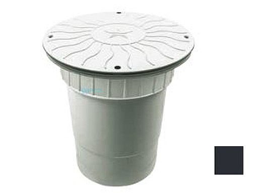 AquaStar 10" Round Debris Catcher Suction Outlet Cover with Double Deep Sump Bucket with 6" Socket (VGB Series) | Black | 10LT102F