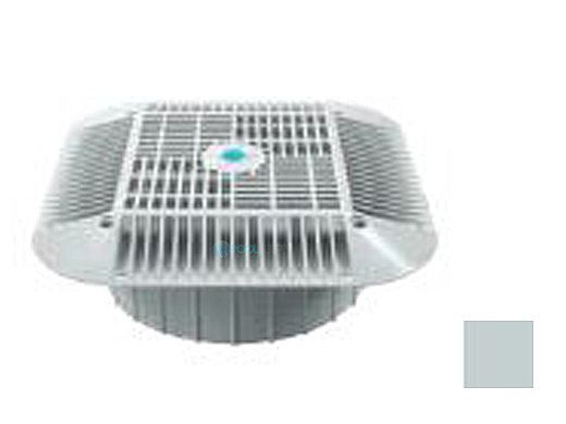 AquaStar 14" Square Grate with Double Deep Mud Frame/Sump for Optional Secondary Drain (VGB Series) | Light Gray | 914103A