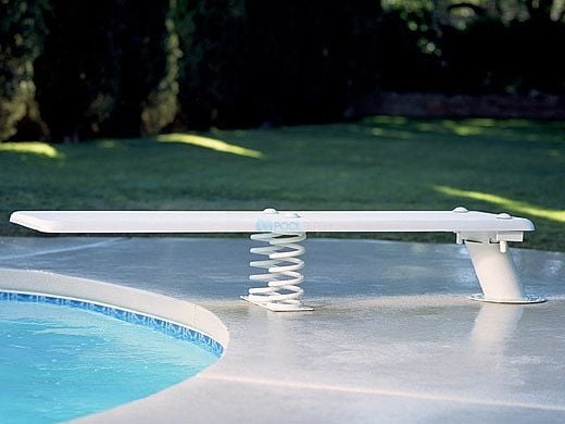 Inter-Fab 6' Baja Jump Board Kit with Matching Top Tread and Stainless Steel Hardware Kit | White | BA6WW-KIT
