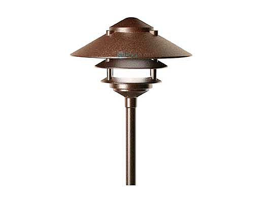 FX Luminaire | DellaRibalta® Bronze 15 Watt 3 Tier Pathlight | DR-15-12R-BZ