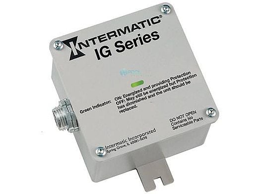 Intermatic Surge Protective Device | 120-240V AC Single Phase | Single Speed | Plastic Box | IG1200RC3