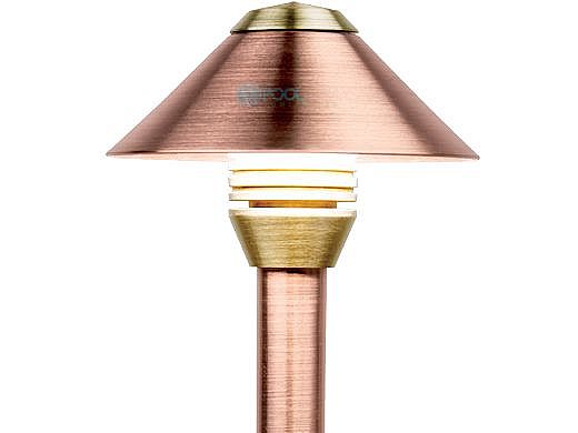 FX Luminaire BD LED Path Light | 1 LED | 12 Riser | Almond | BD1LED12RAL KIT