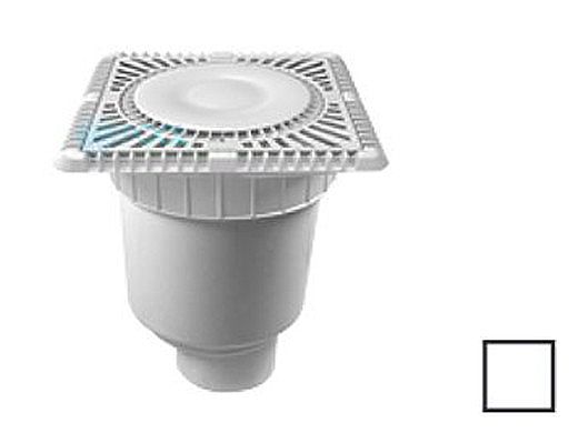 AquaStar 9" Sun Grate with Vented Riser Ring with 4" Spigot | SUN9WR101C