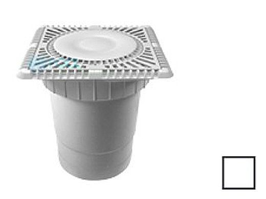 AquaStar 9" Sun Grate with Riser Ring with 6" Socket | SUN9WR101F