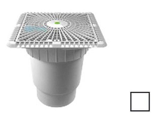 AquaStar 9" Anti-Entrapment Suction Outlet Cover with 6" Spigot (VGB Series) White | P9101E