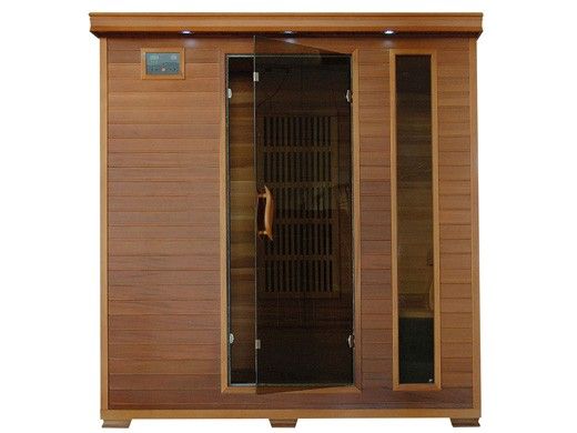 HeatWave Klondike 4-Person Cedar Infrared Sauna with 9 Heaters | SA1318