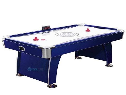 Hathaway Phantom 7.5-Foot Air Hockey Table with Electronic Scoring, Dual Blowers and Automatic Return | NG1038H  BG1038H