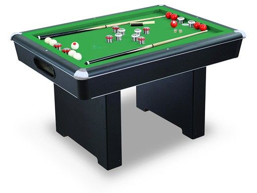 Hathaway Renegade 54-In Bumper Pool Table | Slate | Black with Green Felt | NG2404PG BG2404PG