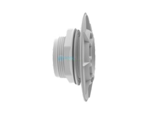 AquaStar 6" Bulkhead Adapter, 2.5" Thread, 2" Socket, with Gaskets and Locking Nut for Fiberglass/Steel | Tan | 6HA25T20S108