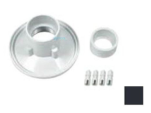 AquaStar Sumpless Bulkhead Fitting with 2" Socket and 1 1/2" Reducer Bushing | Black | RND102