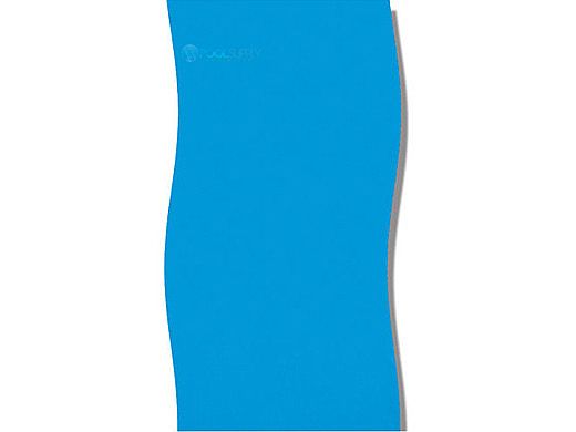 Solid Blue 10'X14' Oval Standard Gauge Overlap Style Liner NL241-20 | LI101420