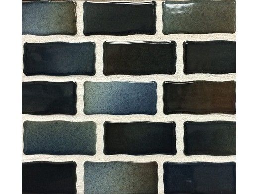 Fujiwa Tile Rivera 1x2 Series | Azure | RIVERA-25