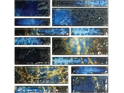 Fujiwa Tile Pilos Random Pattern Series | Summer Blue | PILOS-404