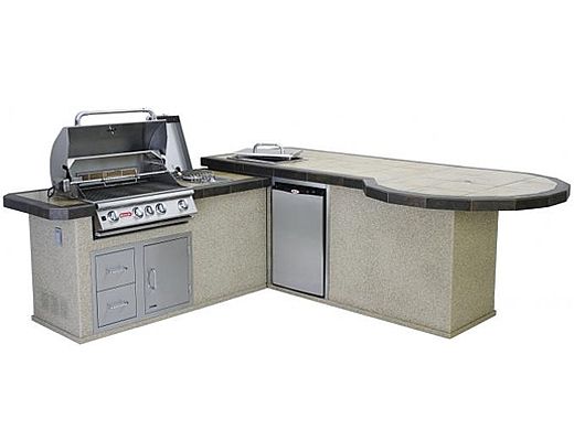 Bull Outdoor Products Supreme Q Island in Stucco | 31065