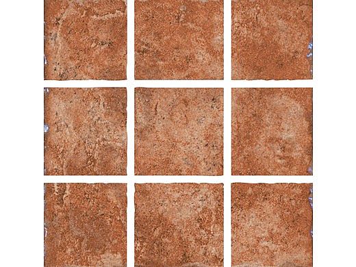 National Pool Tile Geosheen 2x2 Series | Rust | GEORUST2X2