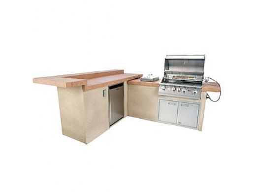 Lion Premium Grill Islands American Q with Stucco Propane | 90118LP