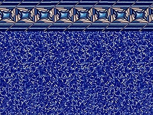 Pacific Diamond 8' Round | Standard Gauge Unibead 48" Tall | J-Hook Style Liner NL939810 | LI848PDU