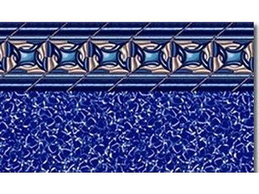 Pacific Diamond 12' Round | Standard Gauge Unibead 48" Tall | J-Hook Style Liner NL939811 | LI1248PDU