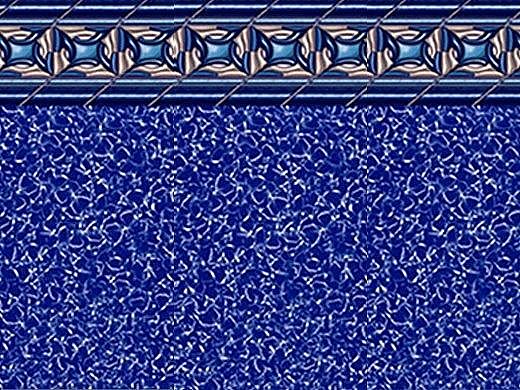 Pacific Diamond 24' Round | Standard Gauge Unibead 48" Tall | J-Hook Style Liner NL939816 | LI2448PDU