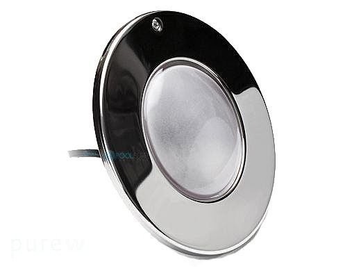 J&J Electronics PureWhite LED Pool Light HI Series | 120V Cool White Equivalent to 500W 200' Cord | LPL-F3W-120-200-P 21077