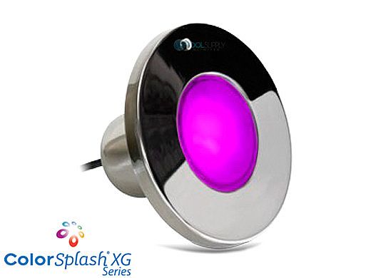 J&J Electronics ColorSplash XG Series Color LED Spa Light | 12V 100' Cord | LPL-S2C-12-100-P