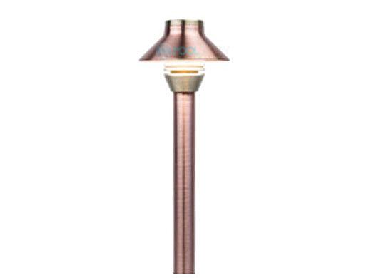 FX Luminaire HC Path Light | 1 LED | 12 Riser | Copper | HC1LED12RCU