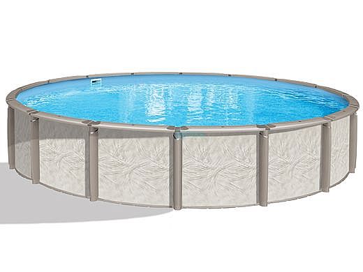 Azor 21' Round 54" Tall Pool with Skimmer | Pool Only | PAZO-2154RRRRRRM10