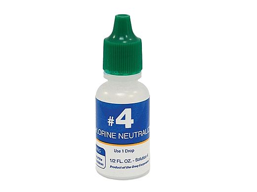 Pool Pals Solution #4 Chlorine Neutralizer | .5oz Ounce Bottle | TS841