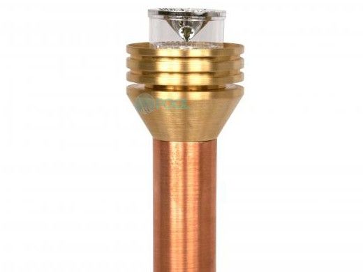 FX Luminaire Petite Fixture Zone Dimming 1LED 12" Riser Assembly | Copper | PZD1LED12RACU